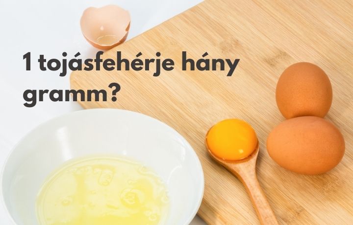 1 tojásfehérje hány gramm?